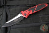 Microtech Socom Elite- Manual Folder- Tanto Edge- Red Handle- Black Blade 161-1 RD