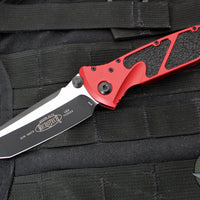 Microtech Socom Elite- Manual Folder- Tanto Edge- Red Handle- Black Blade 161-1 RD