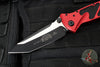 Microtech Socom Elite- Manual Folder- Tanto Edge- Red Handle- Black Blade 161-1 RD