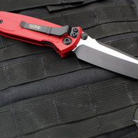 Microtech Socom Elite- Manual Folder- Tanto Edge- Red Handle- Black Blade 161-1 RD