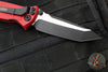 Microtech Socom Elite- Manual Folder- Tanto Edge- Red Handle- Black Blade 161-1 RD