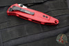 Microtech Socom Elite- Manual Folder- Tanto Edge- Red Handle- Black Blade 161-1 RD