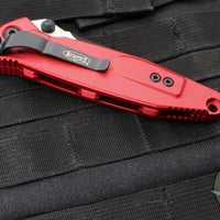 Microtech Socom Elite- Manual Folder- Tanto Edge- Red Handle- Black Blade 161-1 RD