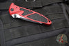 Microtech Socom Elite- Manual Folder- Tanto Edge- Red Handle- Black Blade 161-1 RD