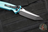 Microtech Socom Elite- Manual Folder- Tanto Edge- Turquoise Handle- Black Blade 161-1 TQ