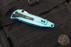 Microtech Socom Elite- Manual Folder- Tanto Edge- Turquoise Handle- Black Blade 161-1 TQ