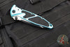 Microtech Socom Elite- Manual Folder- Tanto Edge- Turquoise Handle- Black Blade 161-1 TQ