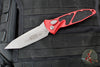 Microtech Socom Elite OTS Auto- Tanto Edge- Red Handle- Apocalyptic Blade 161A-10 APRD