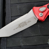 Microtech Socom Elite OTS Auto- Tanto Edge- Red Handle- Apocalyptic Blade 161A-10 APRD
