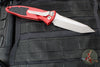 Microtech Socom Elite OTS Auto- Tanto Edge- Red Handle- Apocalyptic Blade 161A-10 APRD