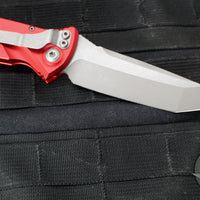Microtech Socom Elite OTS Auto- Tanto Edge- Red Handle- Apocalyptic Blade 161A-10 APRD