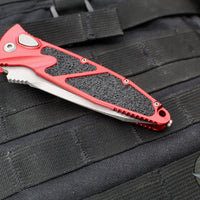 Microtech Socom Elite OTS Auto- Tanto Edge- Red Handle- Apocalyptic Blade 161A-10 APRD