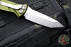 Microtech Socom Elite OTS Auto-Tanto Edge- OD Green Handle- Stonewash Blade 161A-10 OD
