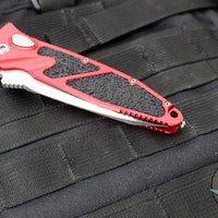 Microtech Socom Elite- OTS Auto- Tanto Edge Auto- Stonewash Blade 161A-10 RD