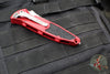 Microtech Socom Elite OTS Knife- Tanto Edge- Red Handle- Apocalyptic Full Serrated Blade 161A-12 APRD