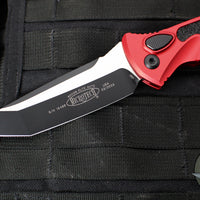 Microtech Socom Elite- Auto (OTS)- Tanto Edge- Red Handle- Black Blade 161A-1 RD