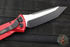 Microtech Socom Elite- Auto (OTS)- Tanto Edge- Red Handle- Black Blade 161A-1 RD