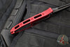 Microtech Socom Elite- Auto (OTS)- Tanto Edge- Red Handle- Black Blade 161A-1 RD