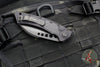 Microtech Hawk Out The Side (OTS) Auto Karambit Black Handle DLC Black Blade DLC HW 166-1 DLCTCFIS
