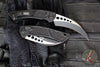Microtech Hawk Karambit- Out The Side (OTS) Auto- Tactical- Black Handle- Black Blade 166-1 T