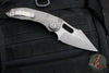 Microtech Stitch- OTS Auto Knife- Natural Finished Handle- Apocalyptic Plain Edge Blade 169-10 APNC