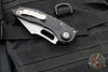 Microtech Stitch OTS Auto Knife- Black Handle- Apocalyptic Finished Full Serrated Blade 169-12 AP