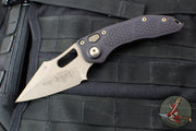 Microtech Stitch- OTS Auto Knife- Black Handle- Bronze "Apocalyptic" Plain Edge Blade 169-13 2017