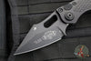 Microtech Stitch OTS Auto Knife- Black Handle- Distressed Apocalyptic Black Blade And Hardware 169-1 AP