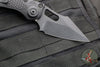 Microtech Stitch OTS Auto Knife- Black Handle- Distressed Apocalyptic Black Blade And Hardware 169-1 AP