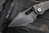 06/2017 Original Run Microtech Stitch OTS Auto Knife- Black Handle- Black DLC Blade- Bronze Hardware 169-1 DLC
