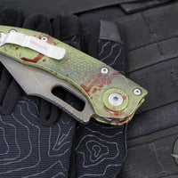 Microtech Stitch OTS Auto Knife- Outbreak Finished Handle- Outbreak Black Blade 169-1 OBS