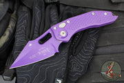Microtech Stitch OTS Auto Knife- Purple Handle- Purple Finished Blade 169-1PU-X16