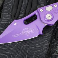 Microtech Stitch OTS Auto Knife- Purple Handle- Purple Finished Blade 169-1PU-X16
