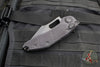 Microtech Stitch OTS Auto Knife- Shadow Edition- Black Handle- Black DLC Sterile Full Serrated Blade- Deep Etched Clip Logo 169-3 DLCTSH