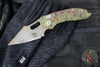 Microtech Stitch OTS Auto Knife- Outbreak Finished Handle- Outbreak Black Part Serrated Blade 169-2 OBS