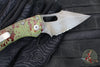 Microtech Stitch OTS Auto Knife- Outbreak Finished Handle- Outbreak Black Part Serrated Blade 169-2 OBS