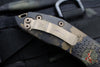 Microtech Stitch OTS Knife- Coyote Camo Finished Handle- Coyote Camo Full Serrated Blade 169-3 CCS SN012