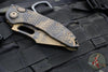 Microtech Stitch OTS Knife- Coyote Camo Finished Handle- Coyote Camo Full Serrated Blade 169-3 CCS SN012