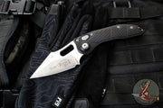 Microtech Stitch- OTS Auto Knife- Black Handle- Satin Blade 169-4