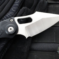 Microtech Stitch- OTS Auto Knife- Black Handle- Satin Blade 169-4