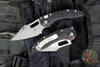 Microtech Stitch- OTS Auto Knife- MINI- Black Handle- Apocalyptic Blade 169M-10 AP