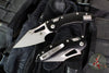 Microtech Stitch RAM LOK Knife- MINI- Black Aluminum Handle- Apocalyptic Blade 169MRL-10 AP