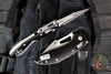 Microtech Stitch RAM LOK Knife- MINI- Black Aluminum Handle- Apocalyptic Blade 169MRL-10 AP