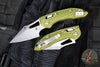 Microtech Stitch RAM LOK Knife- MINI- OD Green Finished Frag Pattern Aluminum Handle- Stonewash Blade 169MRL-10 FROD