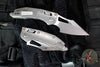 Microtech Stitch RAM LOK Knife- MINI- Marfione Select- Smooth Stonewash Finished Titanium Handle- Stonewash Blade- Purple Titanium Accents 169MRL-10 MS3