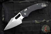 Microtech Stitch RAM LOK Knife- Black Fluted G-10 Handle- Apocalyptic Plain Edge Blade 169RL-10 APFLGTBK