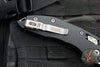 Microtech Stitch RAM LOK Knife- Black Fluted G-10 Handle- Apocalyptic Plain Edge Blade 169RL-10 APFLGTBK