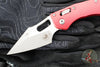Microtech Stitch RAM LOK Knife- Red Fluted Aluminum Handle- Apocalyptic Blade 169RL-10 APFLRD