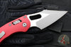 Microtech Stitch RAM LOK Knife- Red Fluted Aluminum Handle- Apocalyptic Blade 169RL-10 APFLRD
