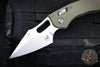 Microtech Stitch RAM LOK Knife- OD Green Fluted G-10 Handle- Stonewash Plain Edge Blade 169RL-10 FLGTOD